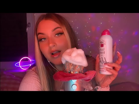 ASMR deutsch | Shaving Cream on Mic 🤤 [Plastikfolie, Shaving Cream, Brushing, Foam Sounds]