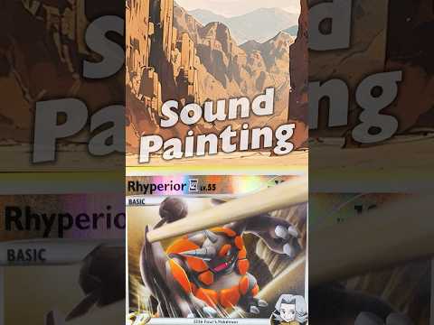 Sound Painting Pokemon | Rhyperior #asmr
