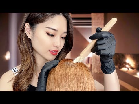 [ASMR] Sleep Inducing Hair Dye ~ Spring Balayage