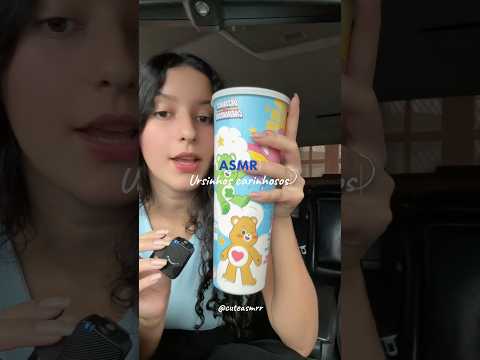 Asmr copo dos ursinhos carinhosos #asmr #mukbang #cacaushow