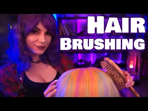 ASMR Hair Brushing, Scalp Massage 💎 No Talking