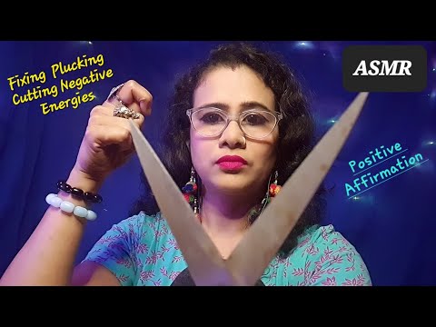 Asmr] Negative Energies Removing & Positive Affirmations (echo sounds)| Asmr Ghosal |