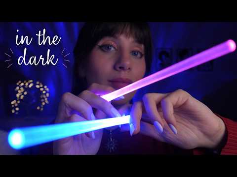 ASMR • Lights Triggers IN THE DARK for Instant Sleep ✨