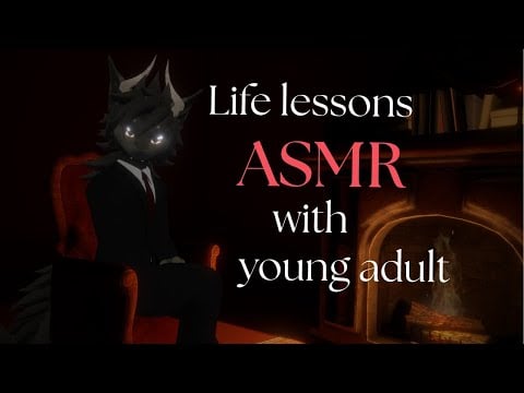 [Furry ASMR] Life lessons to sleep too with fluff :3 [Sleep-aid] [Soft-spoken] [Affirmations]