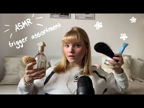 ASMR 10 triggers for tingles & sleep 🌈 (trigger assortment)