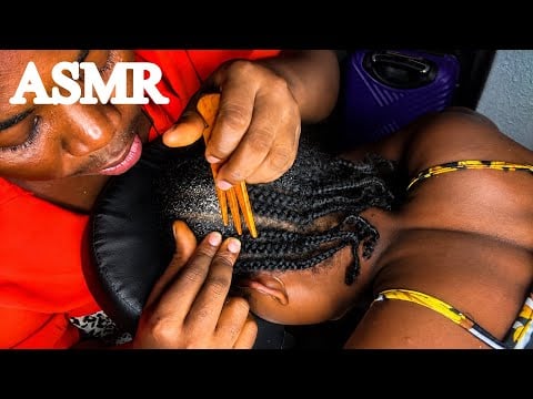 ASMR✨Soft Whispers Hair Crust Pickout Plus Deep Ear Cleaning 