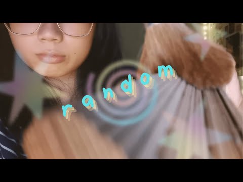 fast and aggressive asmr | only random stuff (inaudible whispers, camera brushing and tapping+)