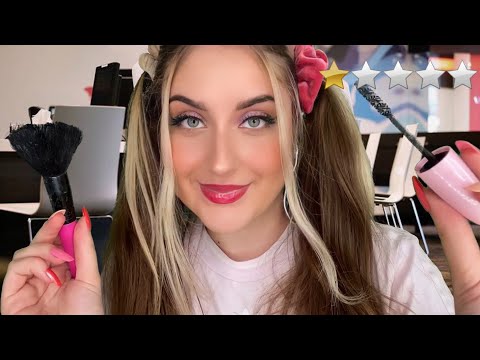 ASMR Flüster Deutsch Am SCHLECHTESTEN bewerteter Make-up Artist |Makeup Roleplay Personal Attention