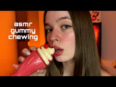 ASMR ЖЕВАНИЕ МАРМЕЛАДА (gummy chewing and eating)
