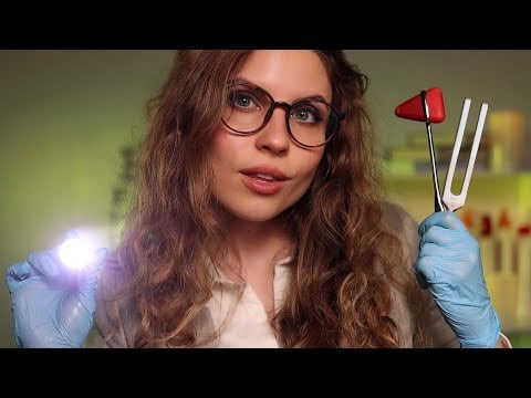 ASMR 5 Medical Roleplays *Cranial Nerve Exam,Ear Exam(Hearing Test),Eye Exam,Dermatologist,Dentist*