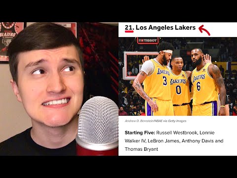 Ranking Every NBA Teams Starting Lineup 🏀 ( ASMR )