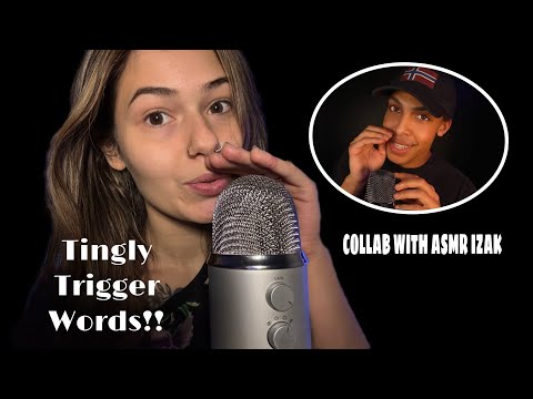 ASMR SLOW TRIGGER WORDS✨ (The Most Tingly Video EVER) WITH @ASMRIzak