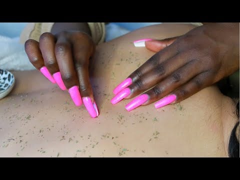 [ASMR] Picking Bad Energy Herbs & Spices one by one from REAL PERSON’s back 😴.