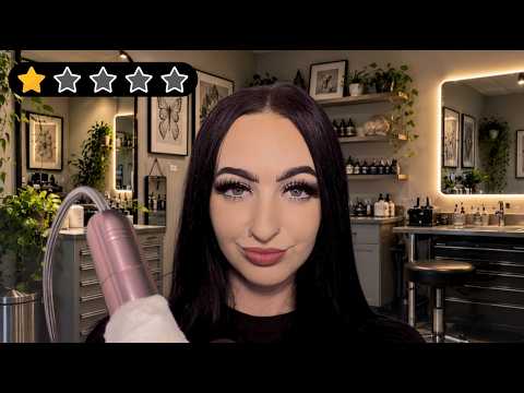 ASMR Worst Reviewed Tattoo Artist Does Your FIRST Tattoo