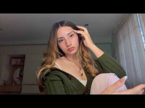 ASMR Susurrando Te cuento mis días 🥺 Sin maquillaje y con acné 