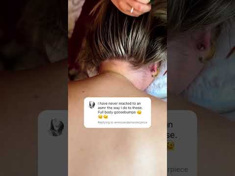 ASMR scalp exam and scratching #relax #hairplay