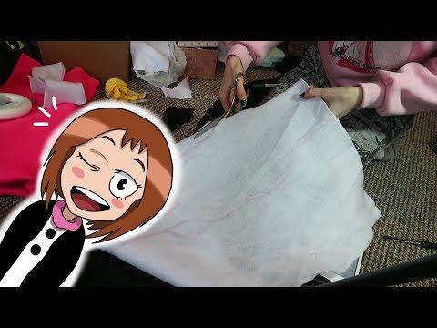 Working on my Uraraka Cosplay (ASMR)