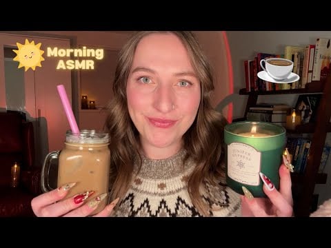 Cozy Morning ASMR ☀️ to Start Your Day Right 😌 Personal Attention, Candle Tapping, Coffee Making ☕