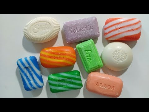 Dry Soap carving ASMR\ relaxing sounds\ No talking. Satisfying ASMR video\ Cutting soap