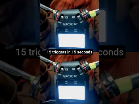 ASMR 15 TRIGGER in 15 SEC #asmr #shorts #shortvideo