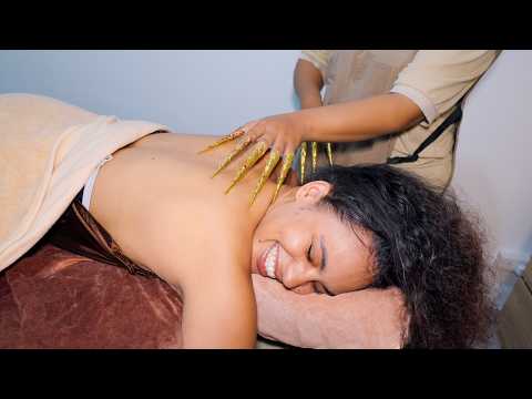 ASMR I got Goosebumps! 😴 Thai Sensory Scratching Massage