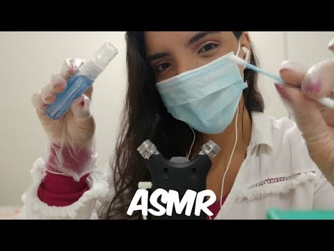 ASMR- ROLEPLAY LIMPEZA DE OUVIDO