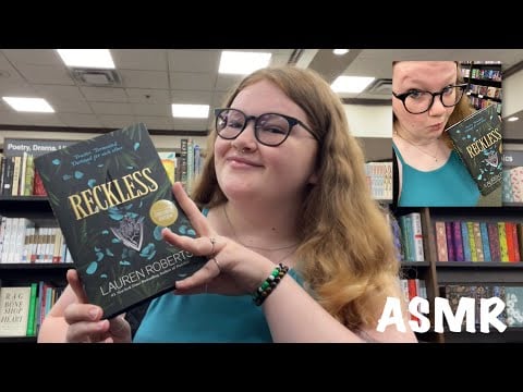 ASMR Barnes & Noble vlog | Reckless release day + book shopping 📚
