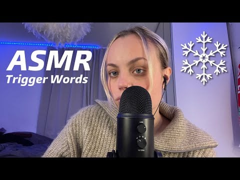 ASMR Unusual Trigger Words | Word Repetition & Mouth Sounds 😴