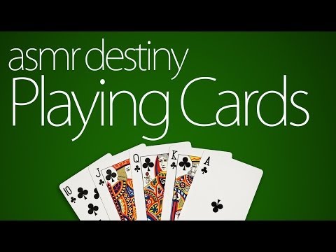 ASMR Playing Cards ~ Sound Triggers (3D, binaural, ear to ear)