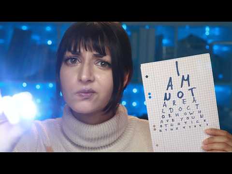 ASMR | We have Eye Exam at Home