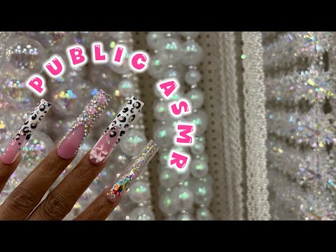 PUBLIC ASMR IN HOBBY LOBBY & MICHAEL’s | Jewelry, Tapping,Camera Tapping,Scratching,Whispering,&More