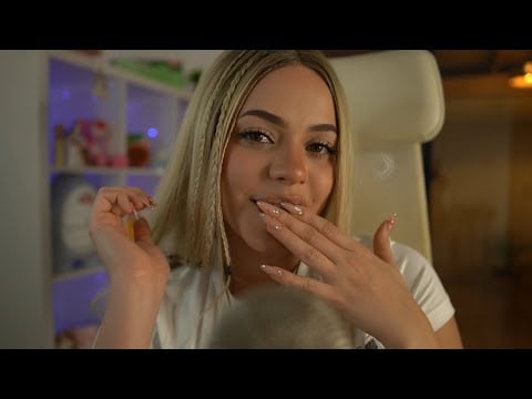 Spit Painting You and Eating Your Ears ASMR No talking