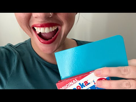 ASMR - My Grocery List! Gum Chewing Whisper