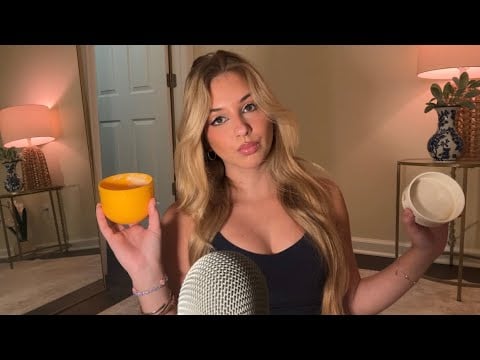 ASMR Massage, Tapping, Lotion and Hand Sounds/Movements 🫶🏼 Whispering