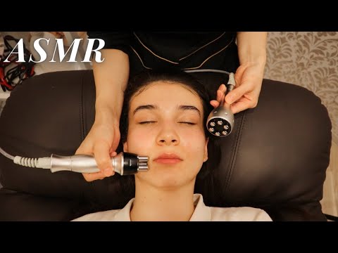 ASMR I got FACE LIGHTENING in Japan, Soft Spoken