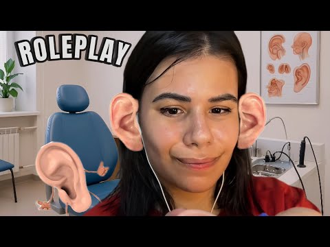 ASMR| Limpeza de Ouvido com Médica Arrogante é Despreparada (Ear cleaning)