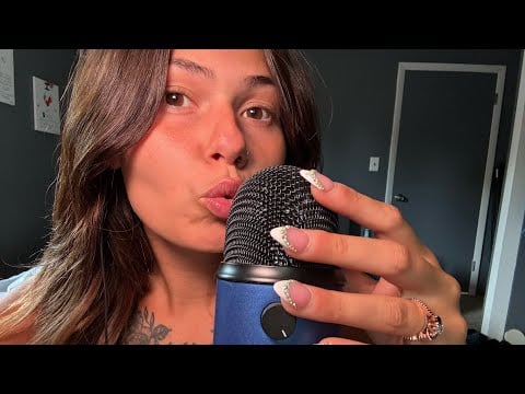 ASMR Mic Scratching & Mouth Sounds!! (INTENSE TINGLES) 