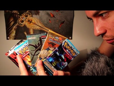Boosters Pokemon, Yu gi oh, Marvel et Inazuma Eleven [ ASMR français ]