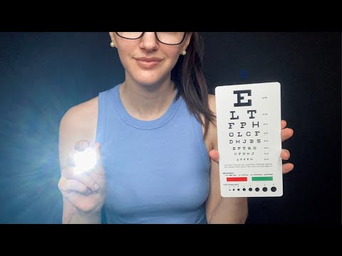 ASMR Eye Exam for Sleepy Eyes l Soft Spoken, Personal Attention