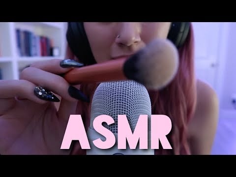 ASMR 100% Sleepy Face Brushing & Relaxing Mouth Sounds