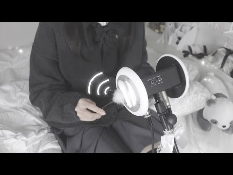 【ASMR】寝る前に癒しの耳かき🍀竹耳かき。綿棒。梵天。レース手袋。【囁き】