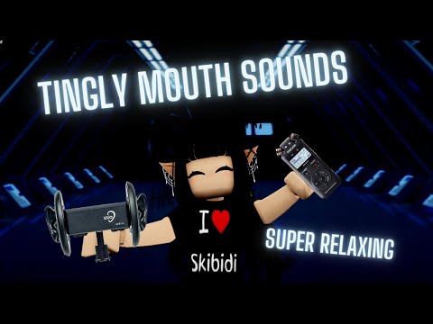 Roblox ASMR  💙fast various mouth sounds💙