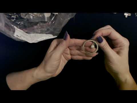 ASMR | Goodwill Jewelry Bag Show & Tell 1-29-2021 (Soft Spoken)