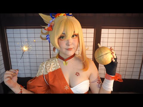 АСМР Делаю фейерверк для тебя 🎇 ASMR Genshin Impact RP ✨ (SUB)