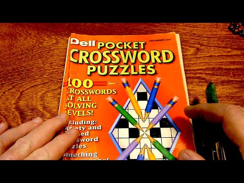 Crossword Puzzle 15 Start to Finish - ASMR Sleep