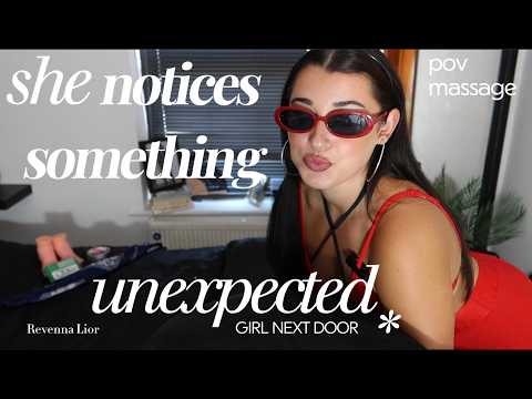 Flirty Girl Next Door POV Massage | ASMR