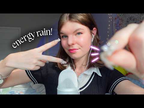 ASMR triggers to make you tingle 💕 (energy rain, nail tapping, face brushing, & more!)