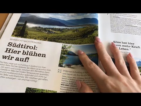 [ASMR] Magazine Tracing