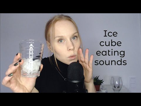 ASMR - Eating Ice Cubes | mouth sounds