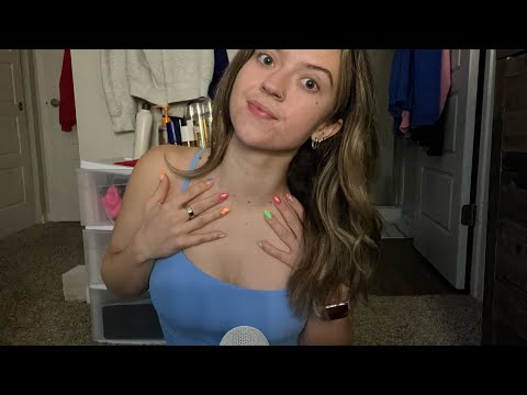 ASMR- BODY TRIGGERS! Fabric Scratching, Collarbone Tapping, Strap Snapping & More